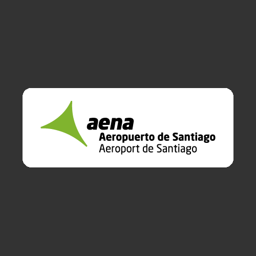 [공항시리즈] 스페인 AENA Santiago 공항 스티커[Digital Print]
