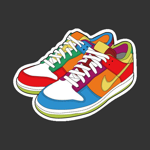[스트릿] 나이키 신발 스티커 컬러 버젼 [Digital Print] ↓↓↓