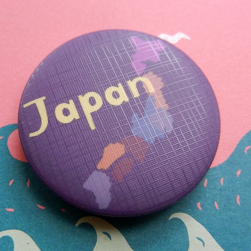 일본 마그넷 지도 / 그래픽