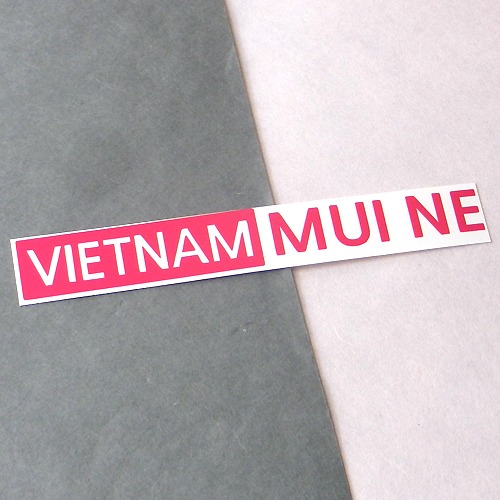 [세계 도시여행 3] 베트남 / 무이네 A사진상 [ 블랙 ] 부분만이 스티커입니다....^^*