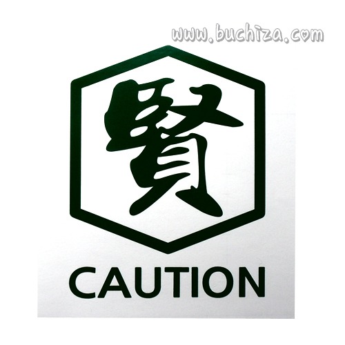 [엠블렘형스티커]WARNING/CAUTION-육각/어질 현옵션에서 WARNING/CAUTION중 선택하세요.