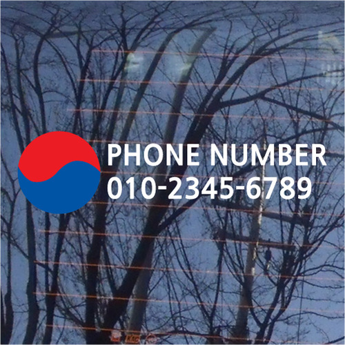 [독도 전화번호]태극-PHONE NUMBER 3옵션에 전화번호를 입력하세요