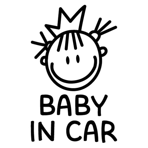 [BABY IN CAR]공주 1