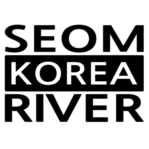 [한국의 강] 섬강/3단형 A색깔있는 부분만이 스티커입니다.