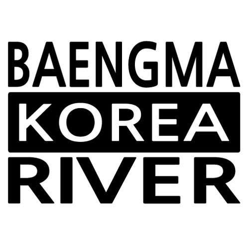 [한국의 강] 백마강/3단형 A색깔있는 부분만이 스티커입니다.
