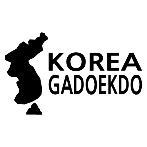 [한국의 섬-지도형]가덕도 A색깔있는 부분만이 스티커입니다.