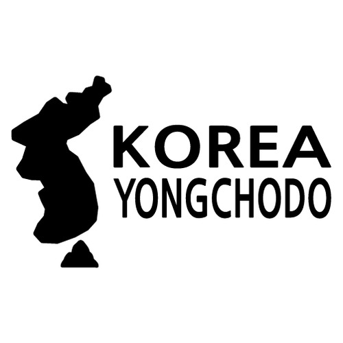 [한국의 섬-지도형]용초도 A색깔있는 부분만이 스티커입니다.