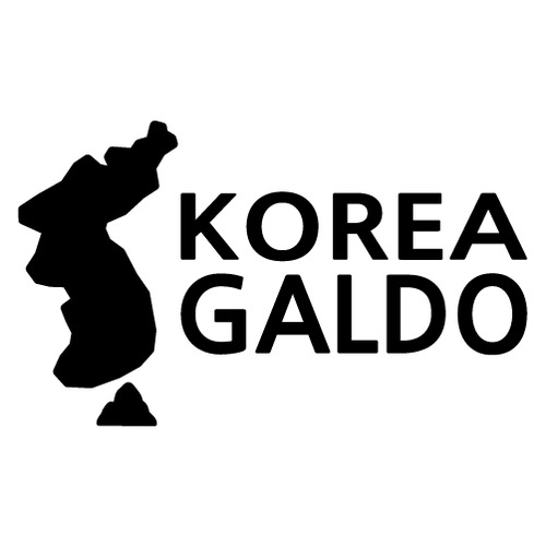 [한국의 섬-지도형]갈도 A색깔있는 부분만이 스티커입니다.