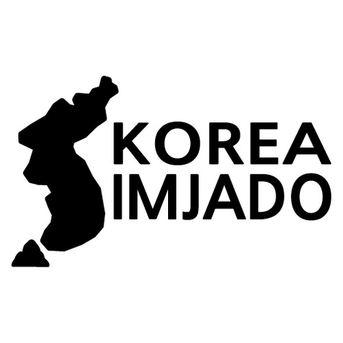 [한국의 섬-지도형] 임자도 A색깔있는 부분만이 스티커입니다.