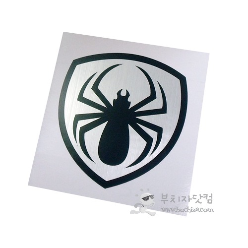 Spider1 메탈릭(방패형) 옵션에서 메탈릭색상과 테두리및 이미지 색상을 선택하세요
