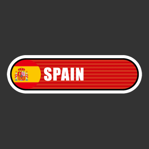 [Bar 국기] 스페인[Digital Print 스티커]