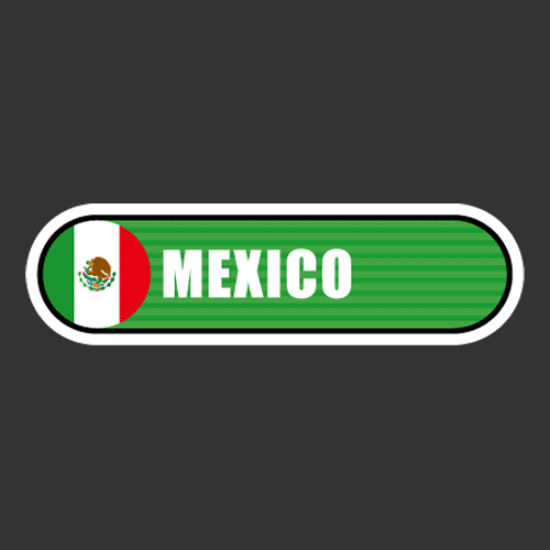 [Bar 국기] 멕시코[Digital Print 스티커]