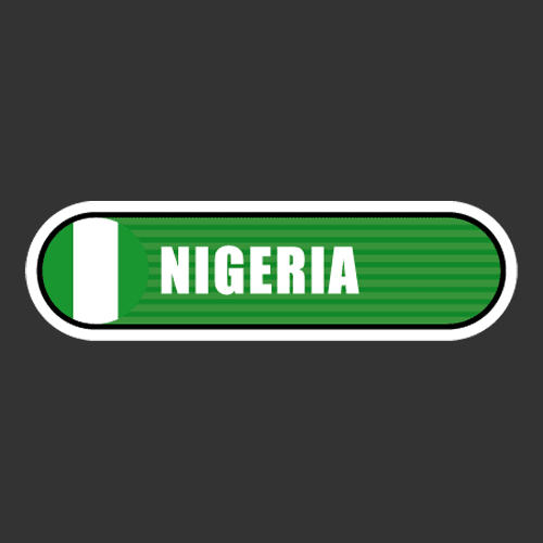 [Bar 국기] 나이지리아[Digital Print 스티커]