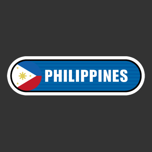 [Bar 국기] 필리핀[Digital Print 스티커] 