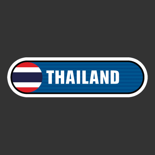 [Bar 국기] 태국[Digital Print 스티커]