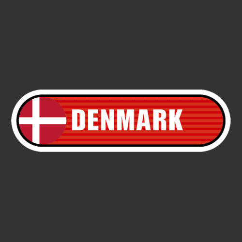 [Bar 국기] 덴마크[Digital Print 스티커]