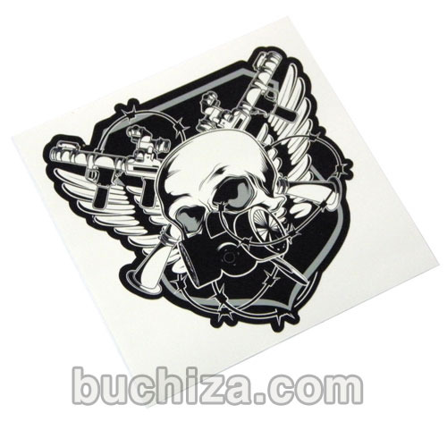 Skull Emblem[Digital Print 스티커]