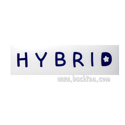 레터링형 주유구-HYBRID 7별 색깔있는 부분만이 스티커입니다.