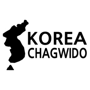 [한국의 섬-지도형]차귀도 A색깔있는 부분만이 스티커입니다.