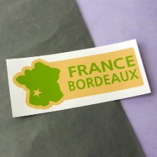 [세계여행 WITH 지도]프랑스/보르도 B옵션에서 색상을 선택하세요(조합형 커팅스티커 색상안내 참조)