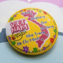 베트남마그넷 / 원형지도 - 꽃이 좋아요