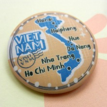 베트남마그넷 / 원형지도 - 트윙클