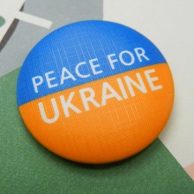 우크라이나 국기 뱃지 배찌 뱃찌 브로치 캠페인 주문제작 GVCP