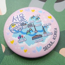 서울 마그넷 Seoul 하트가 좋아요2  마그네틱 자석 기념품 주문제작