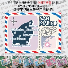산마리노 마그넷 기념품 랩핑 Peak 자석 마그네틱 굿즈 제작