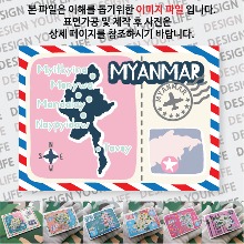 미얀마 마그넷 기념품 랩핑 Peak 자석 마그네틱 굿즈 제작
