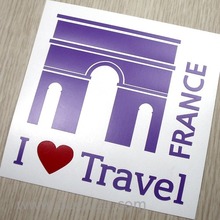 I ♥ Travel-프랑스/개선문색깔있는 부분만이 스티커입니다.