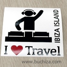 I ♥ Travel스페인/이비자섬색깔있는 부분만이 스티커입니다.