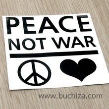 PEACE NOT WAR 1사진상 블랙 부분만이 스티커 입니다....~사진 아래 ㅡ&gt; [ PEACE ] 관련 스티커 많이 있어요....^^*
