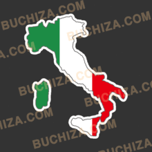 이탈리아 국기맵[Digital Print]