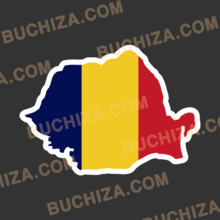 루마니아 국기맵[Digital Print]
