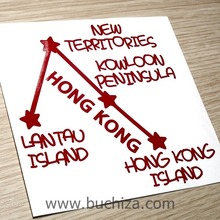 [지구별여행자] 홍콩여행사진상 레드 부분만이 스티커입니다.