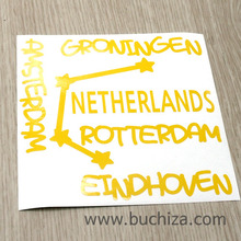 [지구별여행자 네덜란드]네덜란드 여행색깔있는 부분만이 스티커입니다.