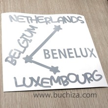 [지구별여행자 베네룩스 3국]-벨기에,네덜란드,룩셈부르크색깔있는 부분만이 스티커입니다.