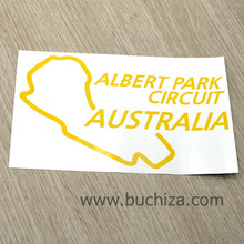 [세계 서킷 투어]알버트 파크 1 / 호주색깔있는 부분만이 스티커입니다.