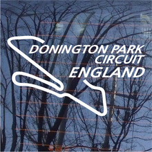 [세계 서킷 투어]도닝턴파크 서킷 1 / 잉글랜드색깔있는 부분만이 스티커입니다.