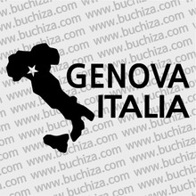 [세계여행 WITH 지도-이탈리아] 제노바 A색깔있는 부분만이 스티커입니다.