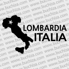 [세계여행 WITH 지도-이탈리아] 롬바르디아 A색깔있는 부분만이 스티커입니다.