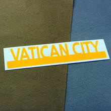 [블링블링 세계여행(국가명)]UNDER BAR-바티칸 시국 A사진상 옐로우 부분만이 스티커입니다.사진 아래 ㅡ&gt; 다양한 [ 바티칸시국 ] 관련 스티커 준비 중 입니다....^^*