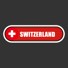 [Bar 국기] 스위스[Digital Print 스티커]
