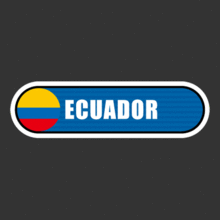 [Bar 국기] 에콰도르[Digital Print 스티커]