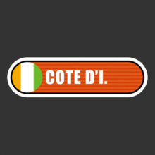 [Bar 국기] 코트디부아르[Digital Print 스티커]