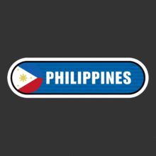 [Bar 국기] 필리핀[Digital Print 스티커] 