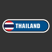 [Bar 국기] 태국[Digital Print 스티커]