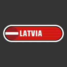 [Bar 국기] 라트비아(발트3국)[Digital Print 스티커]
