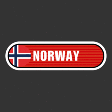 [Bar 국기] 노르웨이[Digital Print 스티커]